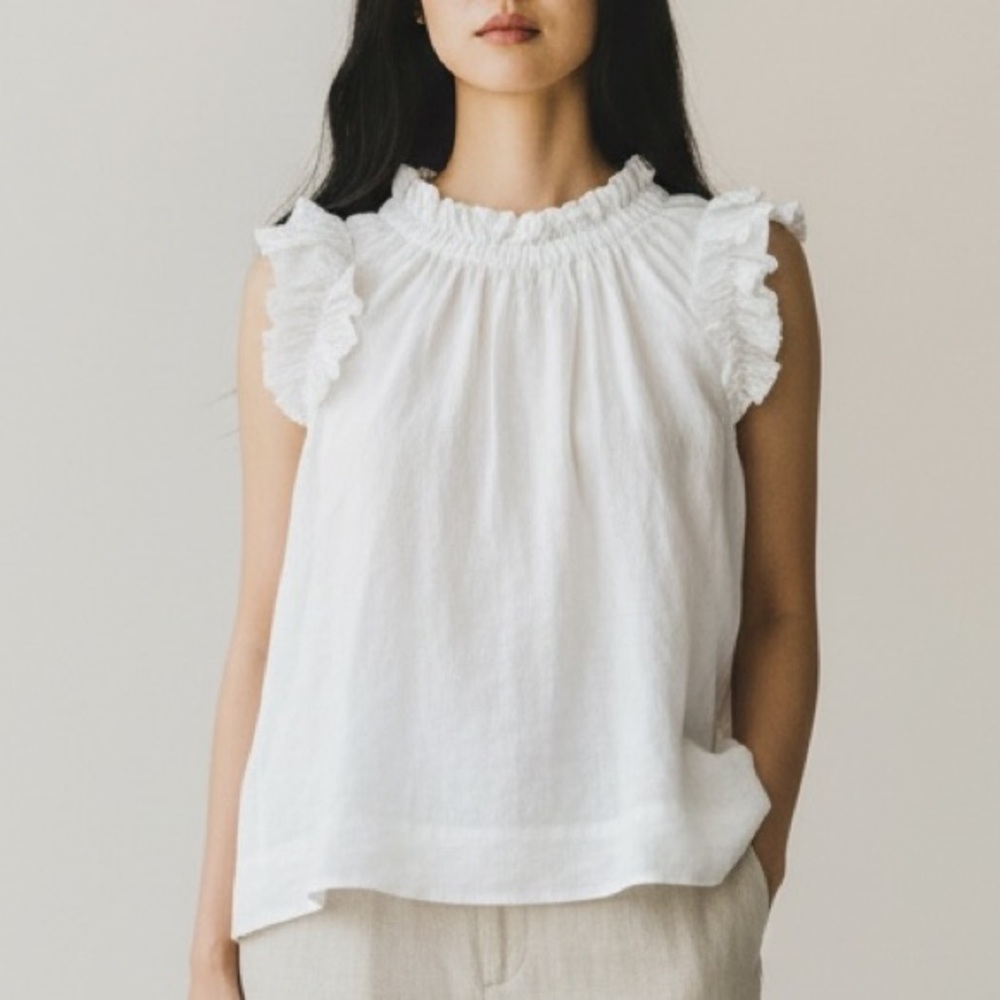 Sea Womens mock neck blouse size 8